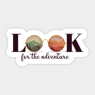 Look for the Adventure Sticker